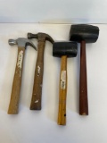hammers and rubber hammer