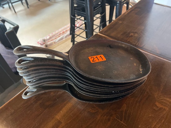 fajita cast iron hot plates by ?Choice? -10 piece