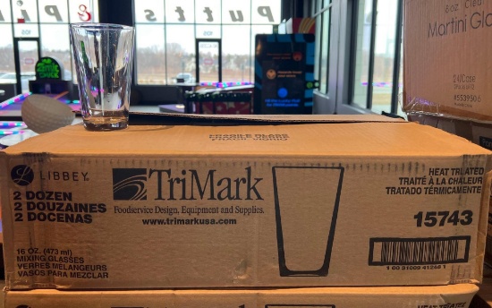 16 oz glasses - 24 glasses