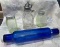 Vintage Uranium Glass Ribbed Spice Shaker Jar w/ Lid 5