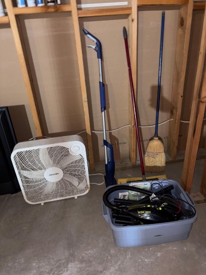 Dirt devil vacuum, fan & miscellaneous item