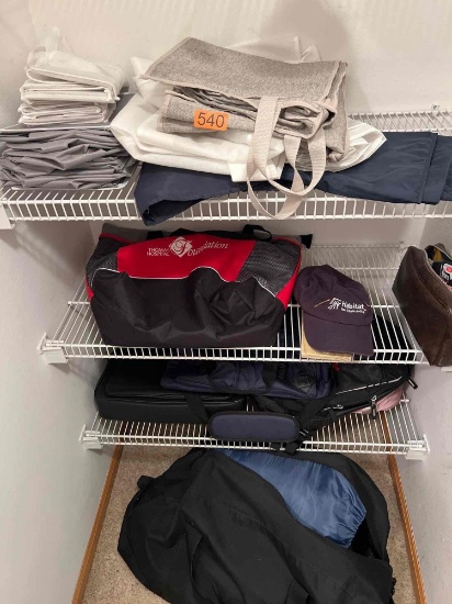 sleeping bag, luggage, sorters, and more