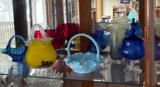 Murano Glass Purse & misc decorative glass