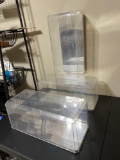 plastic empty display cases