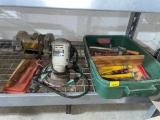 Porter Cable Heavy Duty 7in Polish & tote w/ misc items