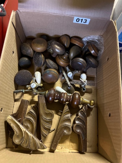 antique door handle and house parts