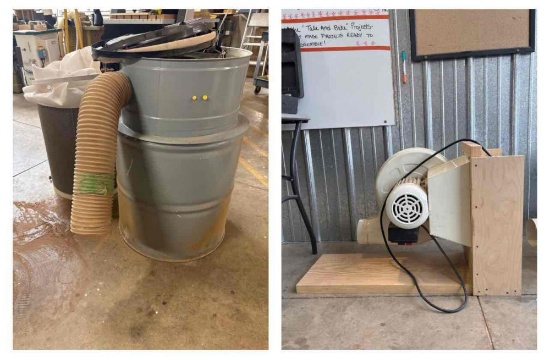JET dust collector with dust dog