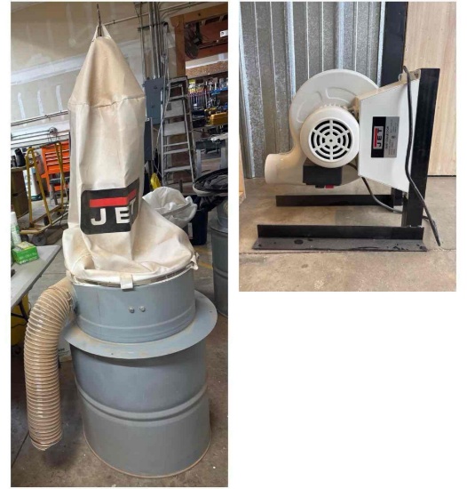 JET Dust collector model DC-1100vx complete