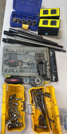 Socket sets, socket extensions. plus