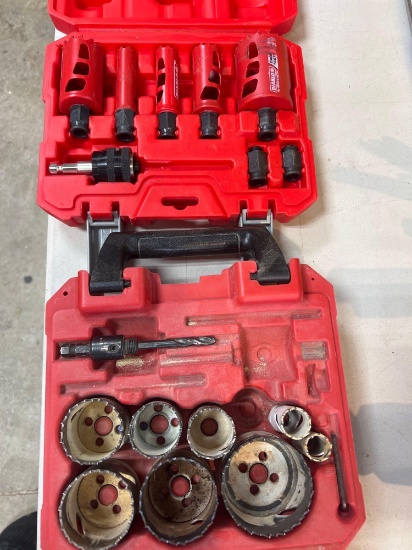 Milwaukee and Diablo hole saws