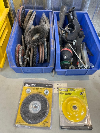 Cutting, sanding and brushes for grinders