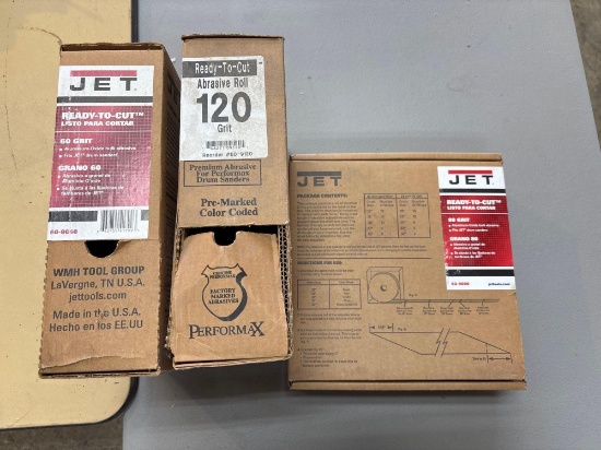 JET Ready to cut abrasive roll