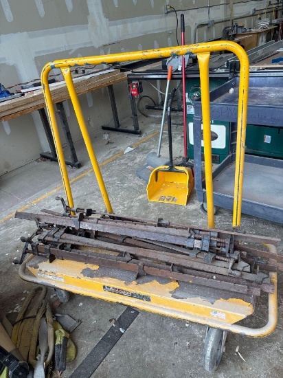Drywall Cart & metal clamps