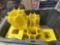 10 total 4x4 post holders plastic