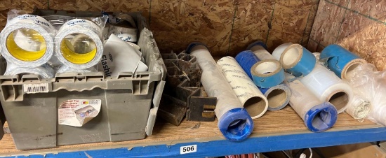 Plastic wraps and tape