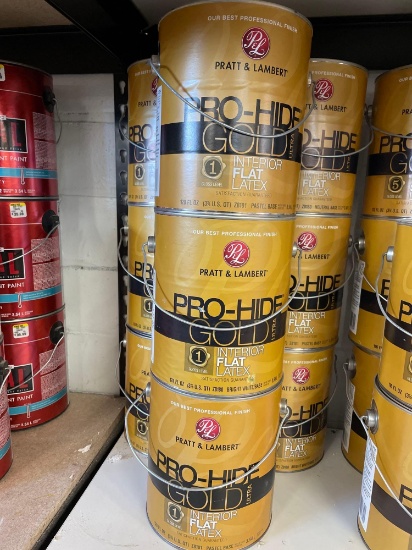 Pratt & lambert Pro-hide Gold ultra interior flat latex paint new