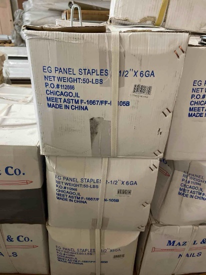 Eg panel staples 2 1/2x6Ga