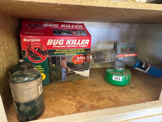 Bug killer, plus propane tanks