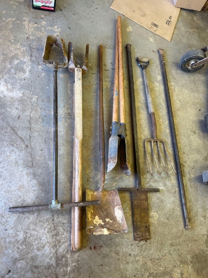 Antique yard tools