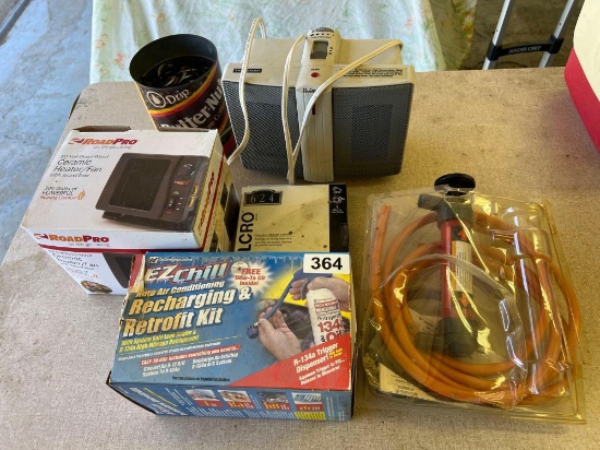 Heaters, pump and ac recharge kit