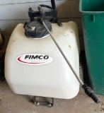 FMO sprayer on wheels - plugs in. Note: handle is broken.