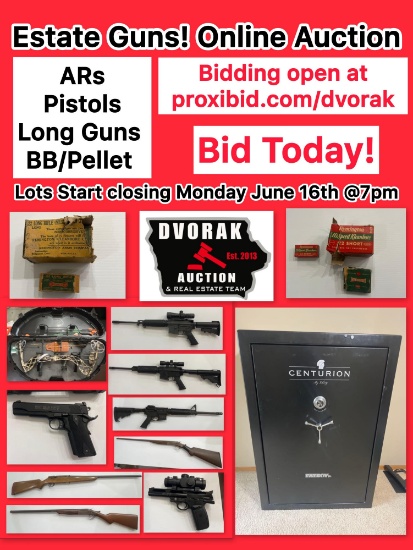 Estate ARs, Long Guns, BB Guns and Pellet Guns!