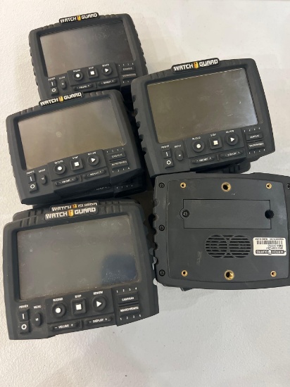 WatchGuard 4RE in-car video system display.