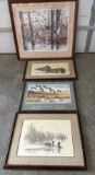 MAYNARD REECE LOT FRAMED ART