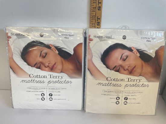 Cotton Terry Mattress protector Full new