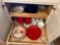 Cabinet of plates and dishes
