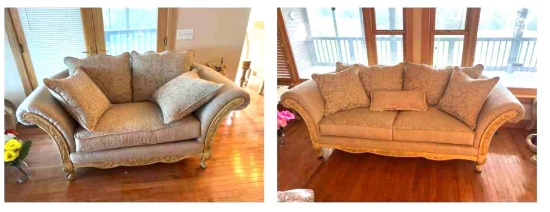 2 Jackson furniture couches 1 is 95 2nd is 76 - 2 times the money