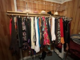 Large room full of clothes seemingly all womens