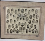 Mapleton high school class of 1954 framed picture