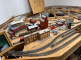 Train room tracks and controls and magazines!