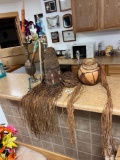 African art and hookah-like piece