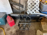 Lawnmower snow blade, and gas can ect