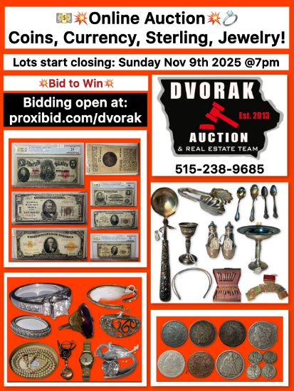 Dvorak Auction powered by Proxibid