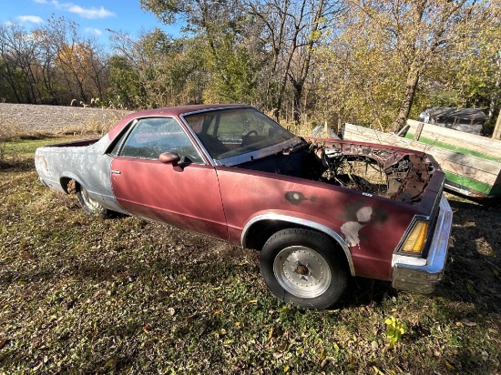 1980 Chevy El Camino Project Car as is see pictures