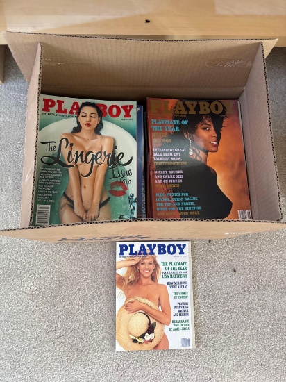 Playboy magazines
