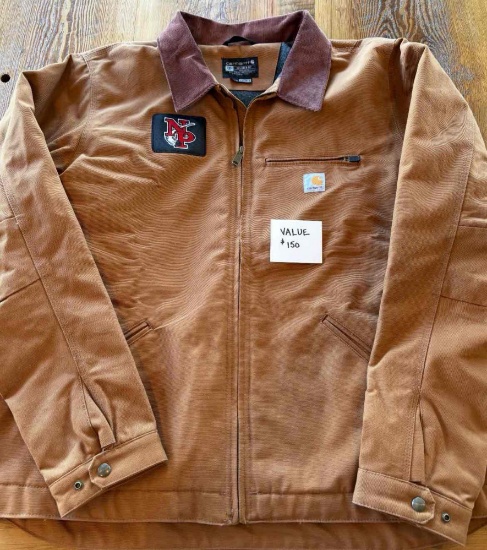 Insulated Carhartt 2xl mens jacket with NP emblem