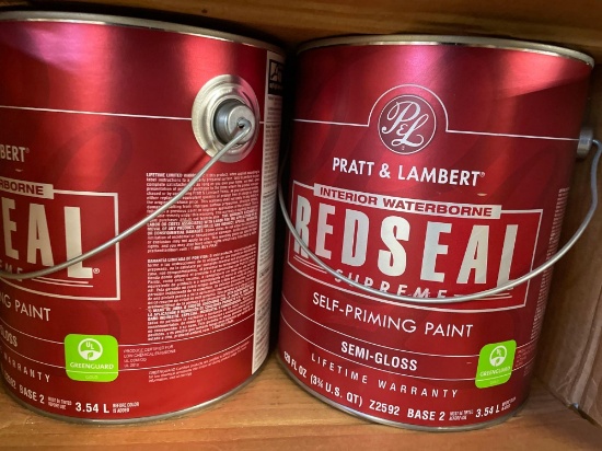 4x- Pratt and Lambert red seal semi-gloss 4-1 gallon