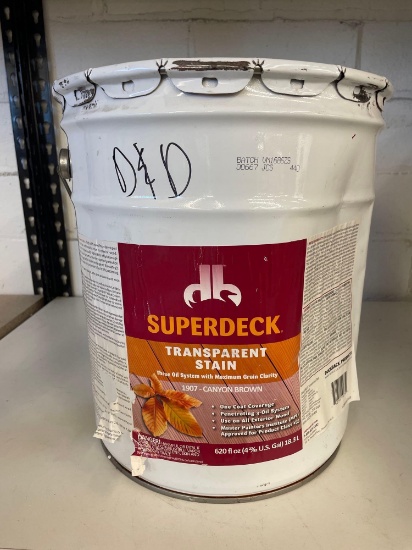 Superdeck transparent stain , 1907 canyon brown