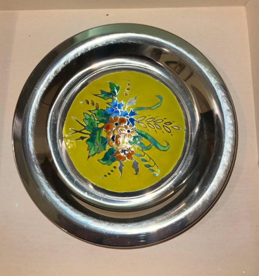 Sterling silver Franklin Mint Plate