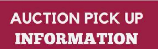 Auction Pickup Information