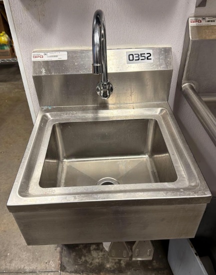 Universal By SPG model EHS-2-KV stainless hand sink