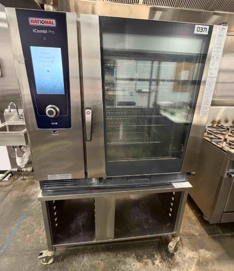 GAS RATIONAL Model No. ICP 10FULL NG 208/240V 1 PH (LM100EG) (CE1GRRA.0000240) iCombi Pro 10Full