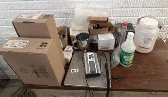 Scale and wine testing and making items