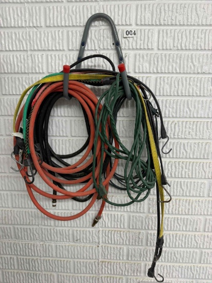 extension cords and bungee cords