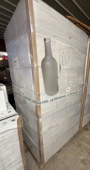 112x- New unopened BODEGA MANUFACTURING WINE BOTTLES, W5 BRICK FLAT ACID WASHED see pics