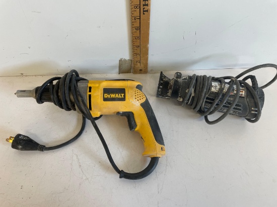 DEWALT SCREWDRIVER AND ROTOZIP ESPIRAL SAW